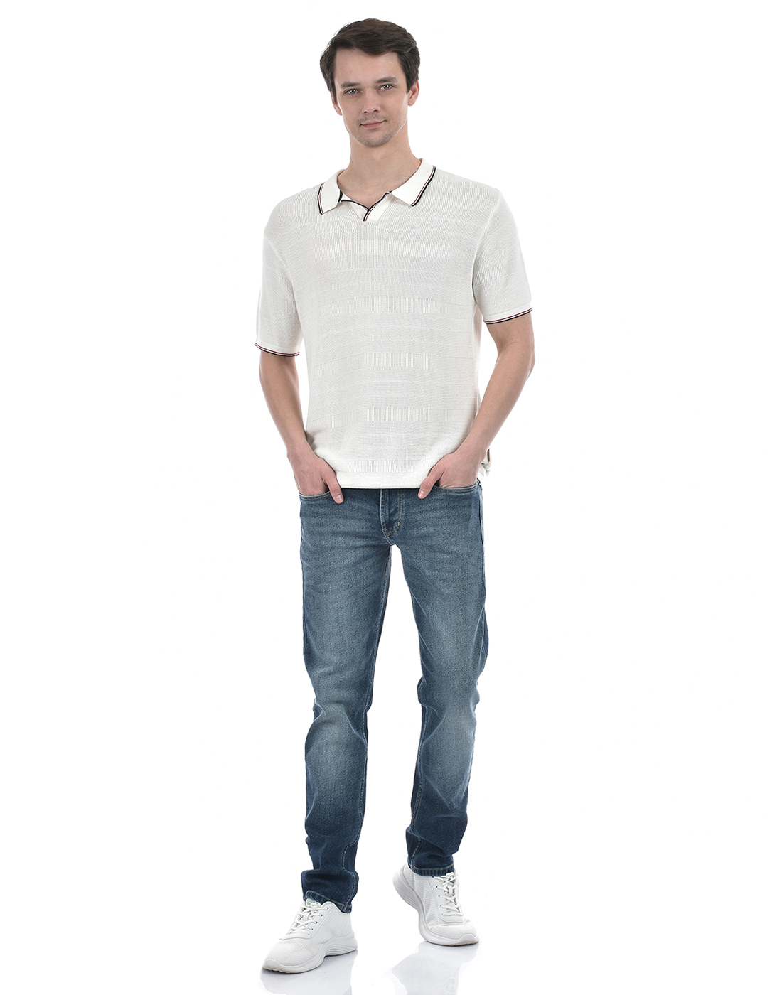 Numero Uno Men Solid White T-Shirt